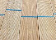 Deska tarasowa Modrzew DAHURSKI 145 x 27 klasa A/B, dwustronny drobny ryfel