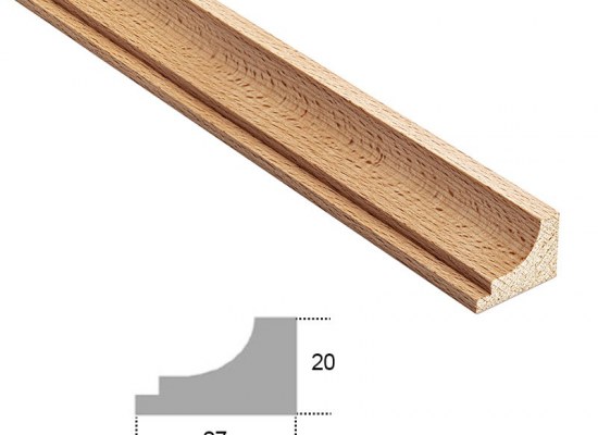 Listwa drewniana rzeźbiona EM00624L