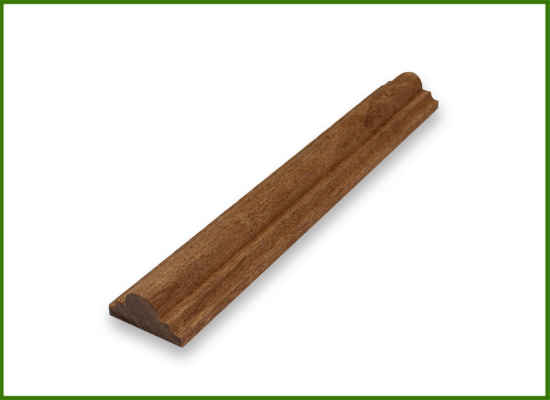 Listwa rzeźbiona / opaska mahoń - 2,6 x 1,3