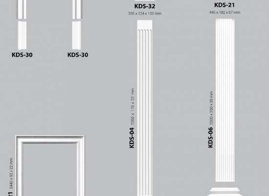 Głowica do pilastra,listwa do obramowania drzwi Creativa KDS-32