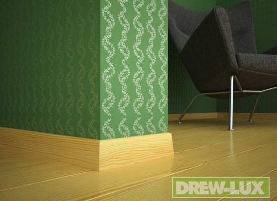 Listwa przypodłogowa sosnowa 5,5 x 1,6 (2,4-2,95)