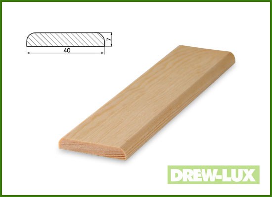 Opaska drzwiowa sosnowa 4,0 x 0,7 (2,45-2,95)