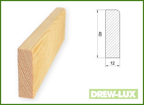Pine skirting board 4.0 x 1.2 (2.45-2.95)
