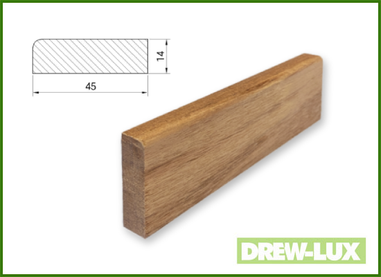 Listwa przypodłogowa Mahoń/Sapelli 4,5 x 1,4 LITA