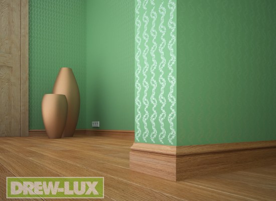 Skirting board plinth oak 9.7 * 1.9 LITHE - EASY INSTALLATION kopia