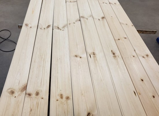 Premium class B pine board 118 x 15 /3.9 humidity approx. 10% kopia