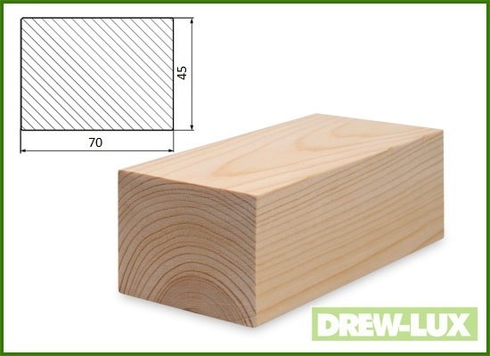 Legar modrzewiowy 45 x 70/3,6