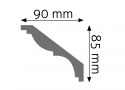 Cornice strip, flexible, curved Creativa, LGG-08F