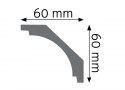 Cornice strip, flexible, curved Creativa, LGG-15F