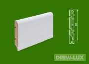Listwa przypodłogowa MDF biała lakierowana - 80*12 R10