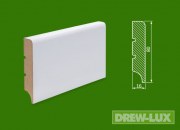 Listwa przypodłogowa MDF biała lakierowana - 80*16 R5