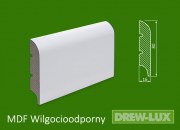 Listwa przypodłogowa MDF biała lakierowana - 80*16 R20 PLUS - wilgocioodporna
