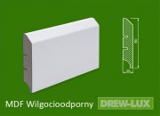 Listwa przypodłogowa MDF biała lakierowana - 80*16 PLUS - a