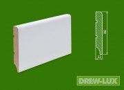 Listwa przypodłogowa MDF biała lakierowana - 80*12 R5