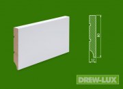 Listwa przypodłogowa MDF biała lakierowana - 80*12 R1