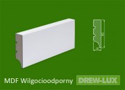Listwa przypodłogowa MDF biała lakierowana - 60*16 R1 PLUS – wilgocioodporna