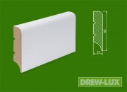 Listwa przypodłogowa MDF biała lakierowana - 80*19 R10