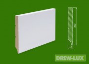 Listwa przypodłogowa MDF biała lakierowana - 100*12 R1
