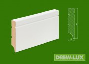 Listwa przypodłogowa MDF biała lakierowana - 80*16