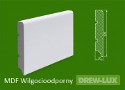 Listwa przypodłogowa MDF biała lakierowana - 100*16 R5 PLUS - wilgocioodporna