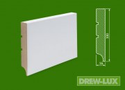 Listwa przypodłogowa MDF biała lakierowana - 100*16 R1