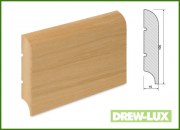 Listwa przypodłogowa MDF okleinowana fornirem dębowym lakierowana 100*19 PLUS – wilgocioodporny