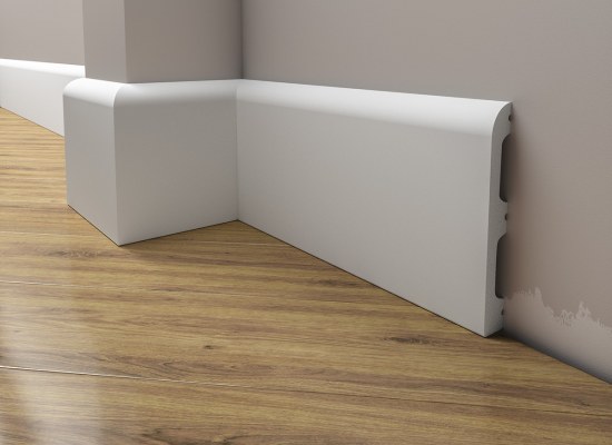 Skirting boards extruded polystyrene 110*15