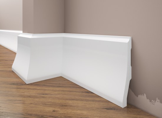 Skirting boards extruded polystyrene 120*26