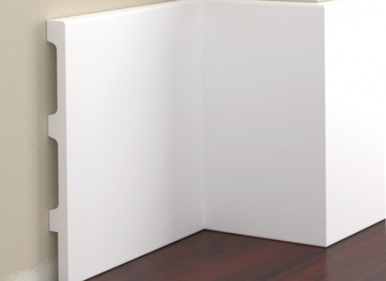 Skirting boards extruded polystyrene 195*17