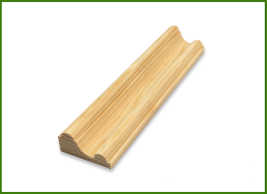 Listwa rzeźbiona / opaska sosna 3,6 x 1,7