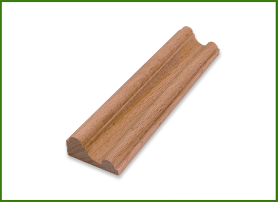 Listwa rzeźbiona / opaska buk 3,6 x 1,7