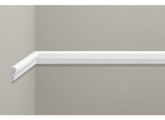 Flexible, curved skirting board Creativa, LNG-08F