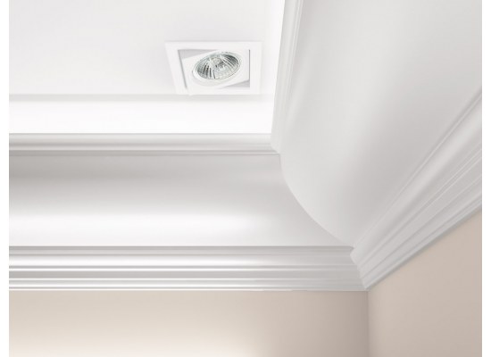 Cornice strip, ceiling molding, lighting Creativa, LGG-14