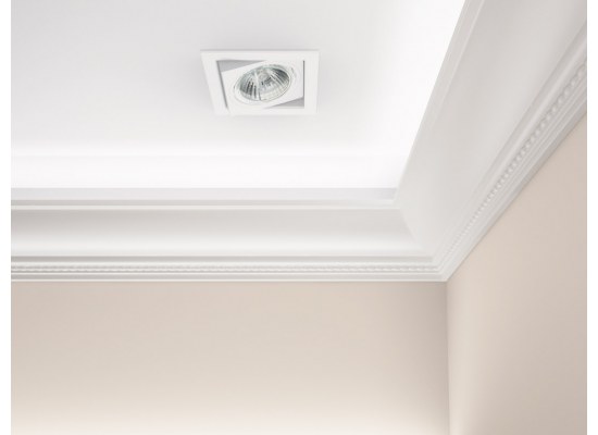Cornice strip, ceiling molding, lighting Creativa, LGZ-12