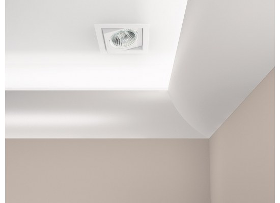Cornice strip, ceiling molding, lighting Creativa, LOC-07