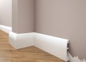 Skirting boards white painted from extruded polystyrene 69*14