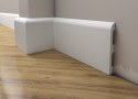Skirting boards white painted from extruded polystyrene 110*15