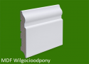 MDF mouldings white painted 120*19 PLUS water resistant