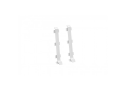 LL80 connector - set of 2 pieces RAL9003 WHITE