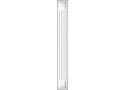 Pilaster, door trim strip Creativa KDS-01