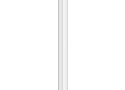 Pilaster, handle, molding for door frames Creativa KDS-09
