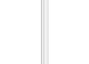 Pilaster, trzon, listwa do obramowania drzwi Creativa KDS-09